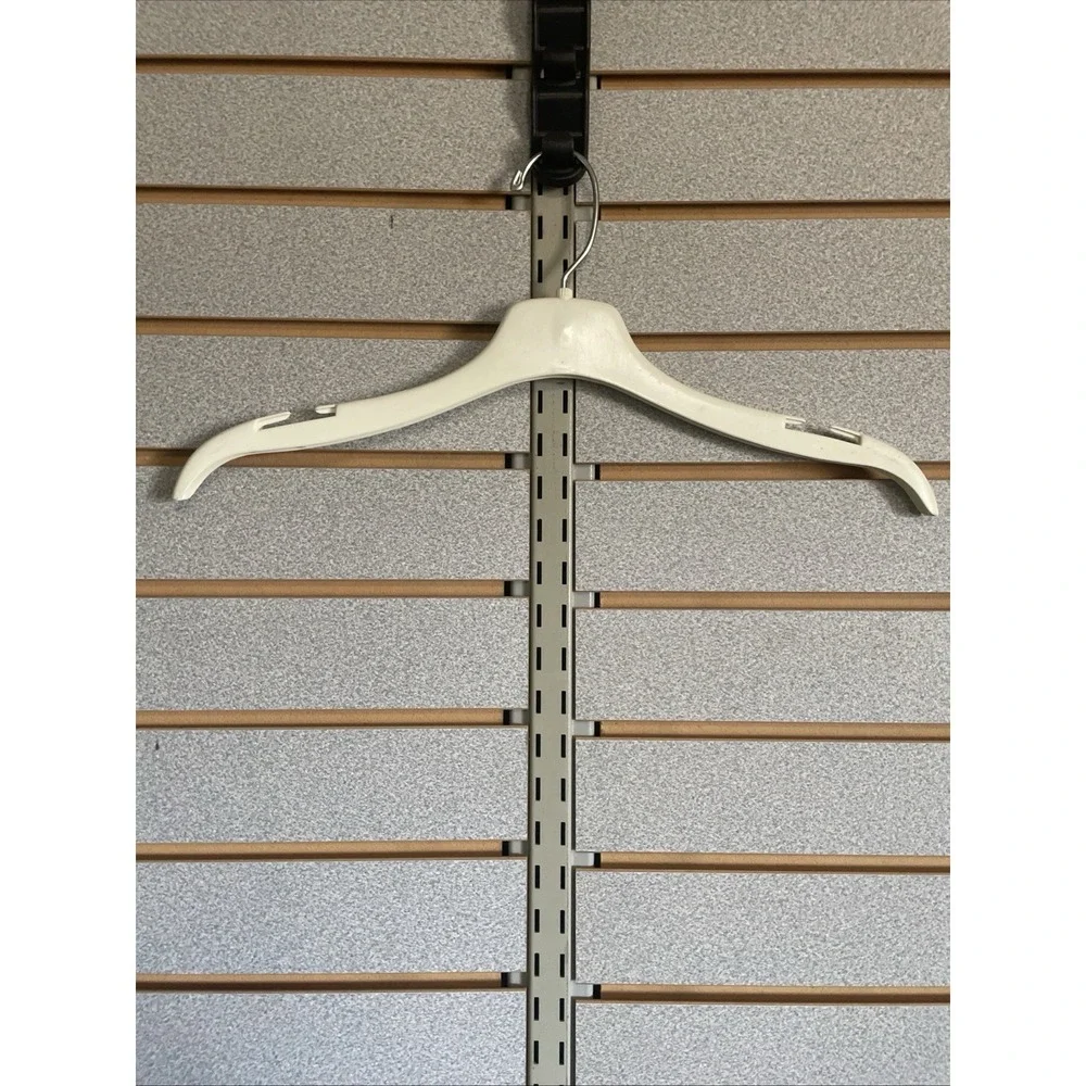 Lot Of 85 Heavy Plastic Hangers With Metal‎ Swivel Hooks!